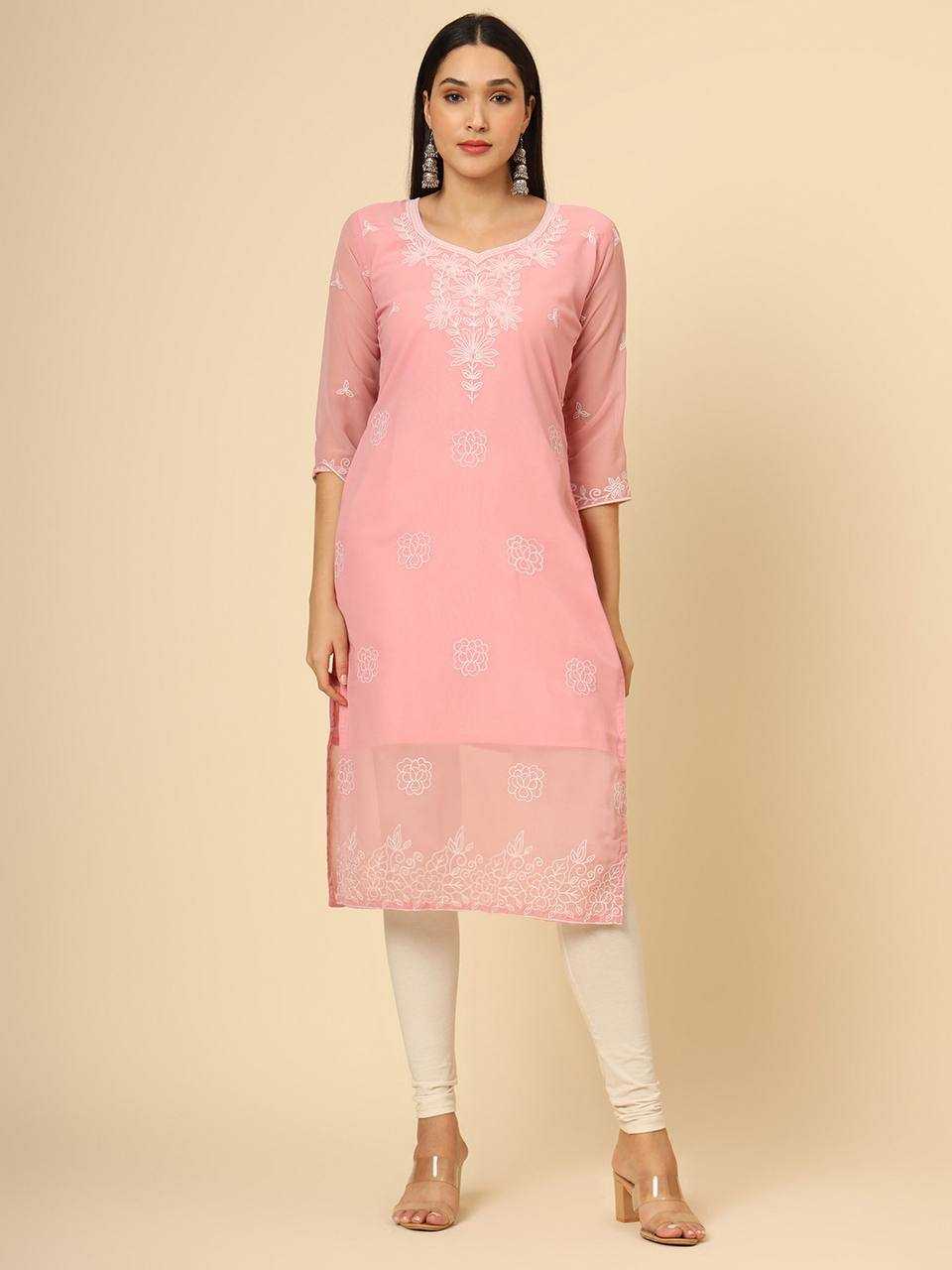 YNF GEORGETTE RVL Gopala3 WHOLESALE KURTIS MANUFACTURER